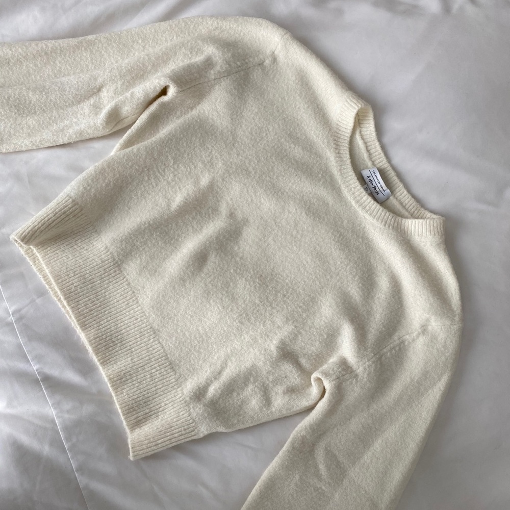 & other stories white sweater